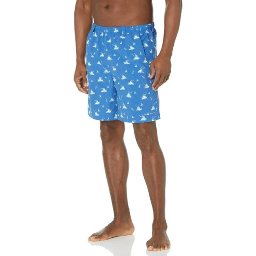 Columbia Men's Vivid Blue Deep Sea Departure Super Backcast Water Short Size S